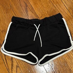 Old Navy Black Girl’s Shorts with White Trim